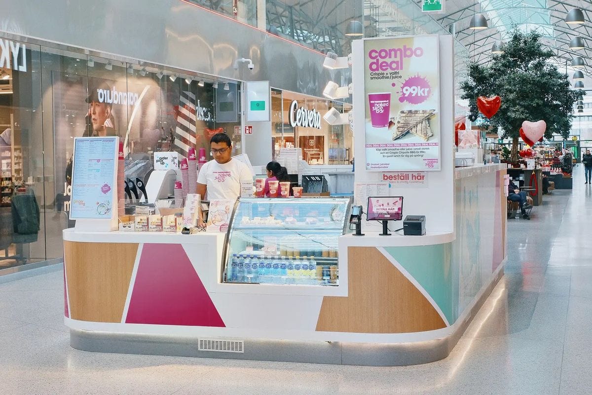 Naked Juicebar på Asecs i Jönköping