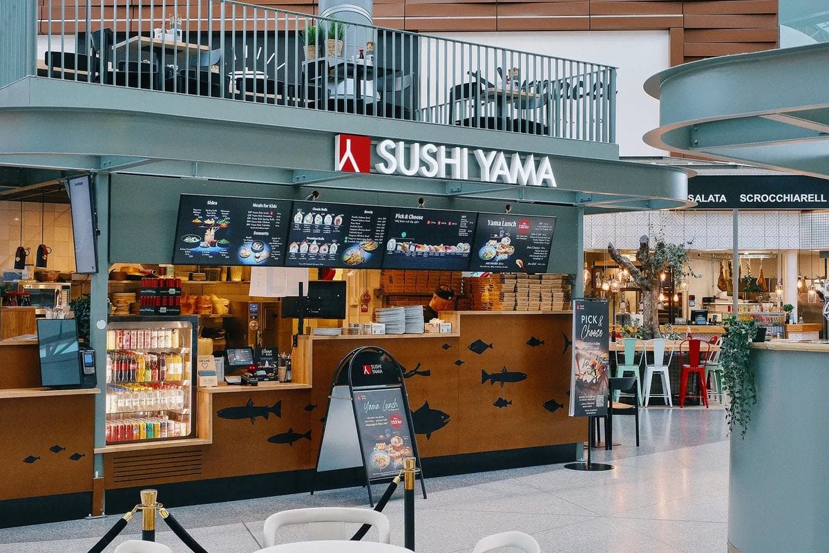 Sushi Yama på Asecs i Jönköping