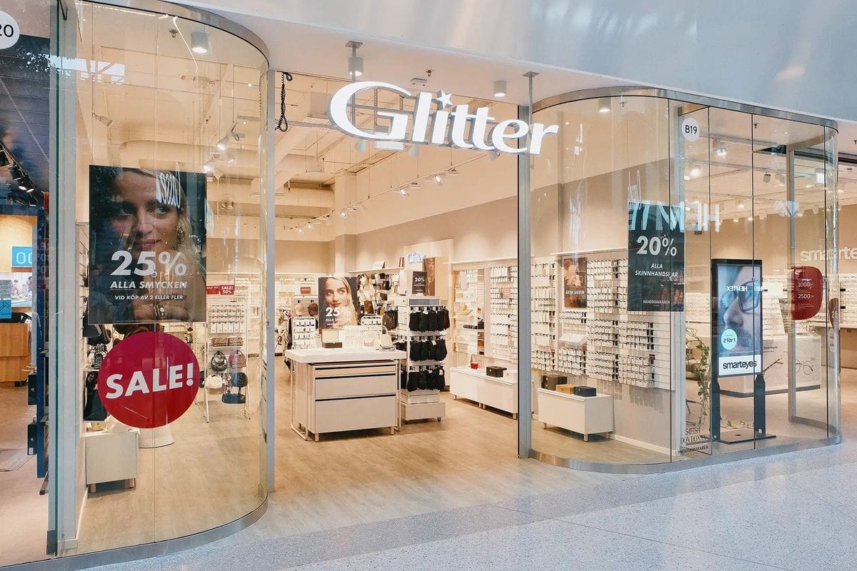 Glitter på Asecs i Jönköping